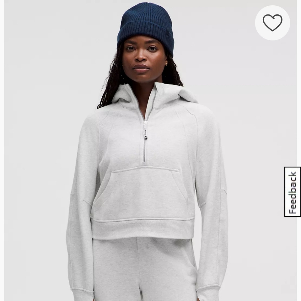 Lululemon oversized half zip scuba